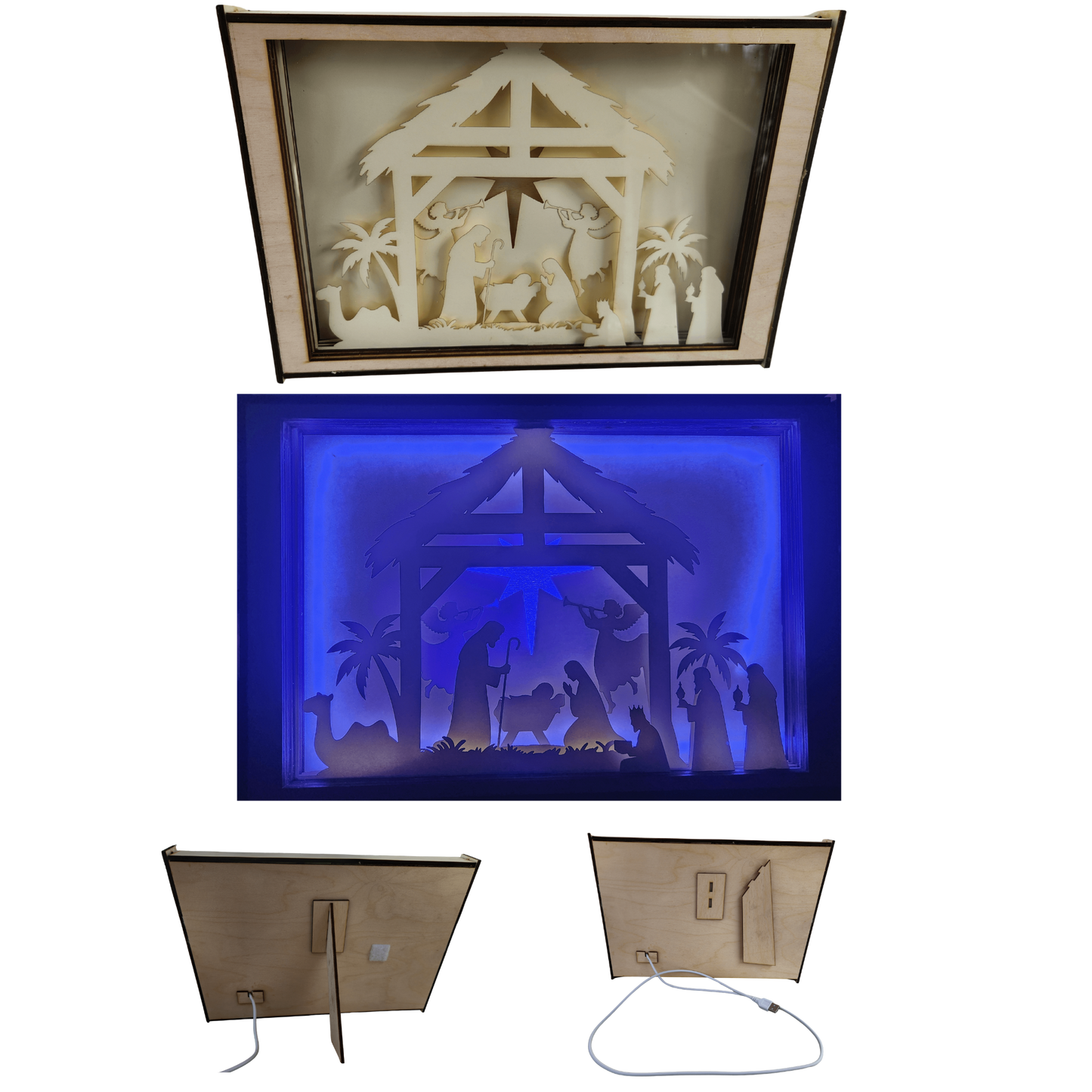 Biblical LED Shadowbox