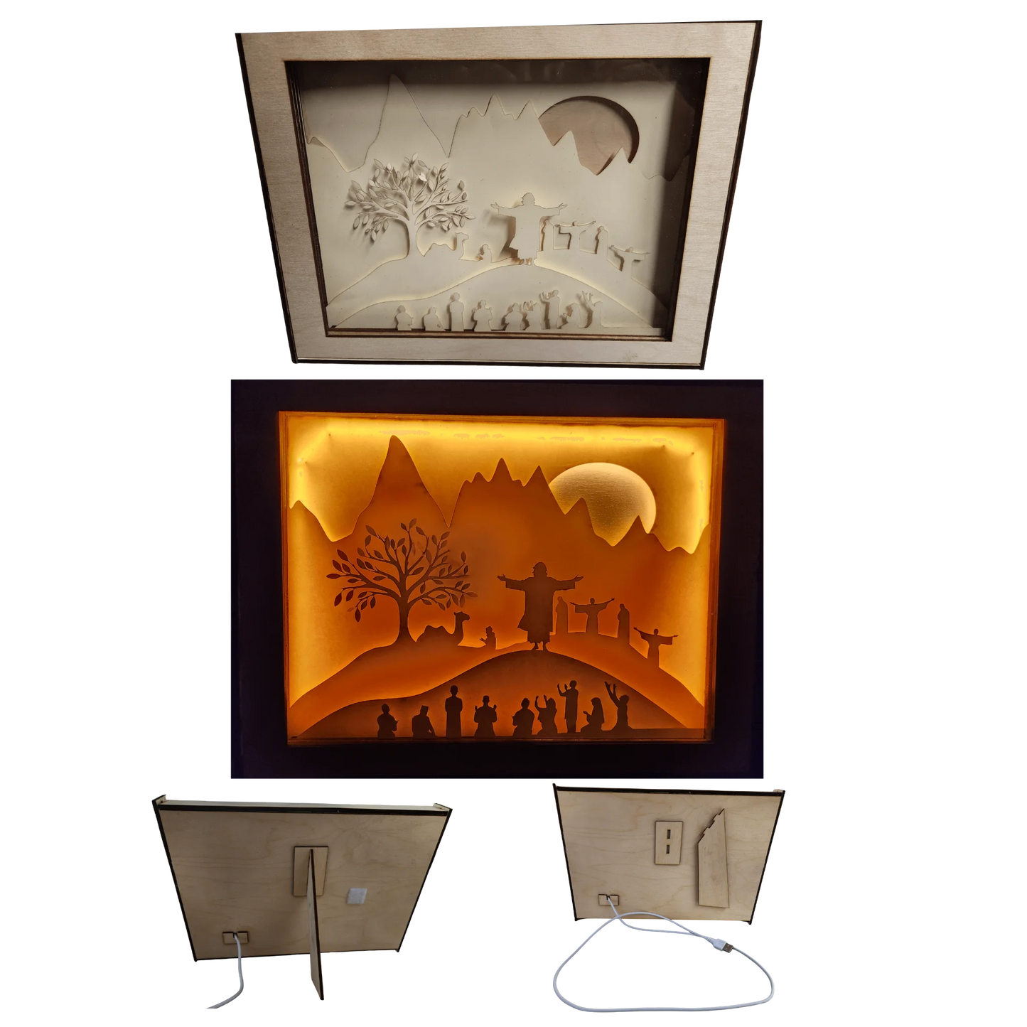 Biblical LED Shadowbox