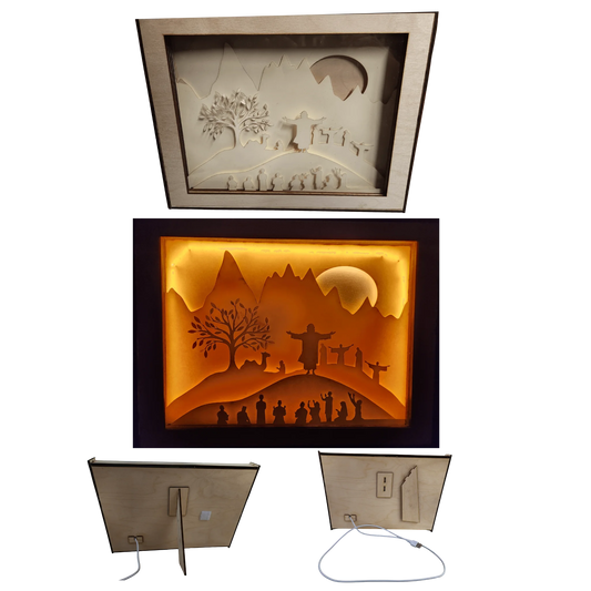 Biblical LED Shadowbox